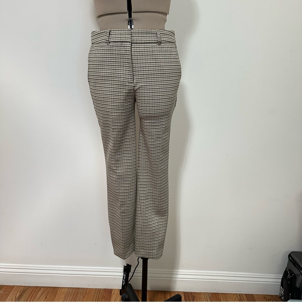 White House Black Market Women's Houndstooth - Elle Slim Ankle Pants